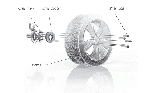 Pro Spacers Nissan Micra 08.05-.. 4x100 16mm Eibach 