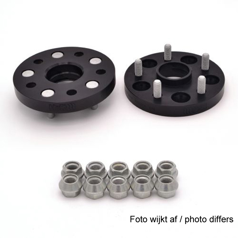 H&R Spoorverbreders 32mm 5x130 - Naaf 71,6mm - Boutmaat M14x1,5 -   Porsche - Zwart