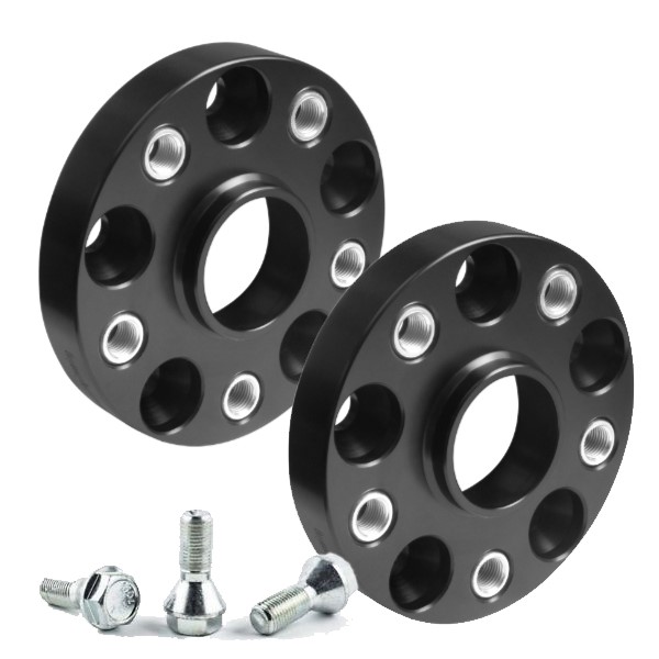 Spoorverbreders Seat 5x112 57,1 M14x1,5 25mm zwart