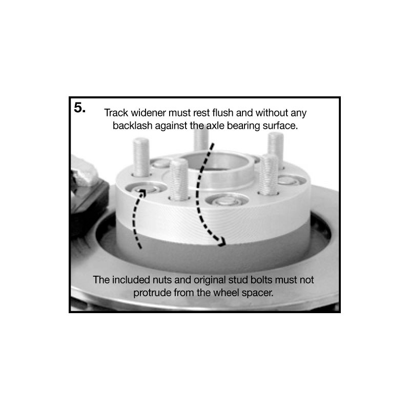 H&R DRM-Systeem Spoorverbrederset 60mm per as - Steekmaat 5x115 - Naaf 71,5mm - Boutmaat M14x1,5 -   Chrysler/Lancia