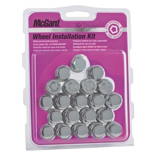 McGard Wielbout set M12x1.25 Kegel 60° 29,2mm Chrome