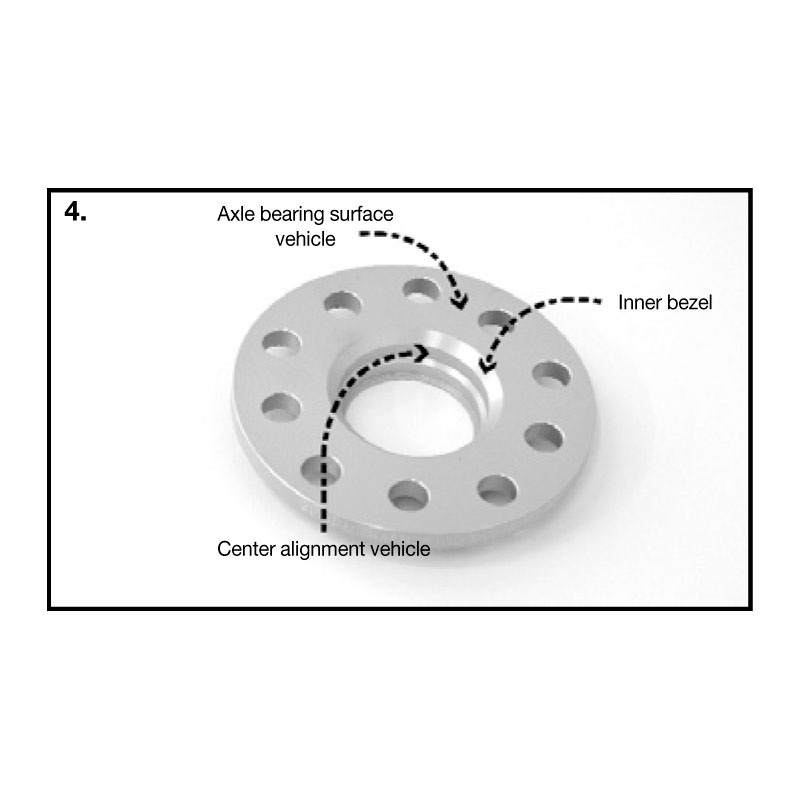 H&R DRS-MZ-Systeem Spoorverbrederset 10mm per as - Steekmaat 5x115 - Naaf 70,1mm - Boutmaat M12x1,5 -   Opel