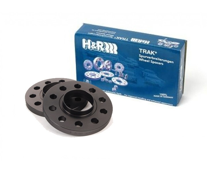 H&R Spoorverbreders 5x112 66,5 DR30 15mm zwart Audi