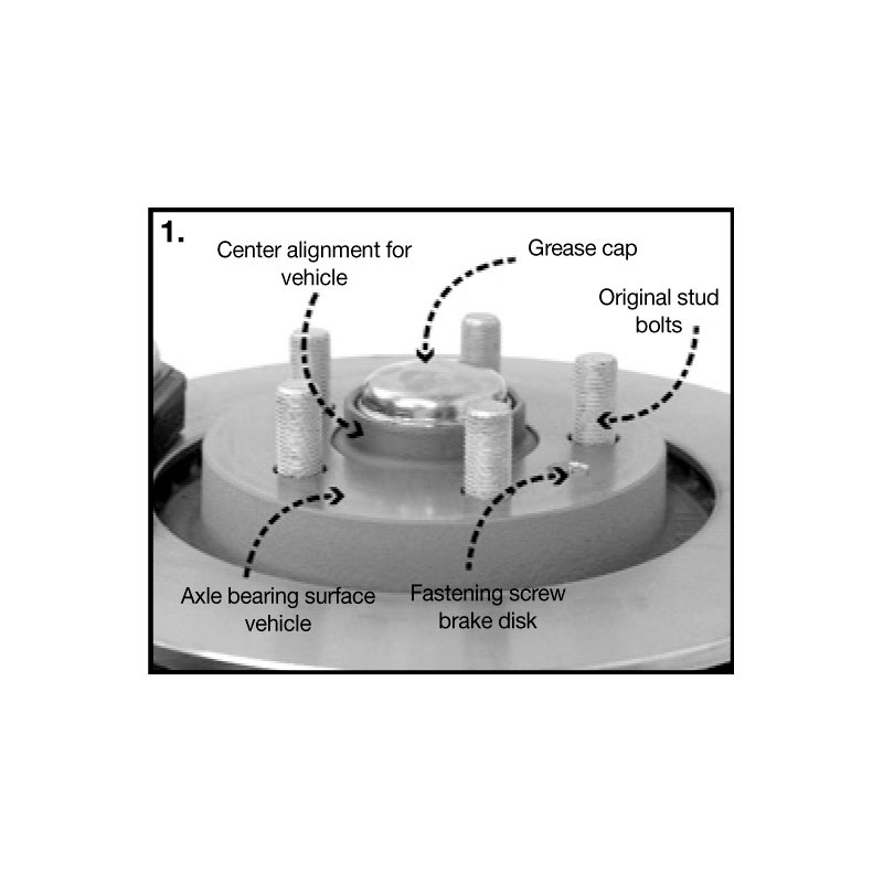 H&R DRM-Systeem Spoorverbreders 30mm 5x114,3 - Naaf 66,0mm - Boutmaat M12x1,25 -   Nissan/Renault