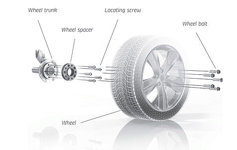 Pro Spacers Audi TT 10.98-06.06 5x100 25mm Eibach 