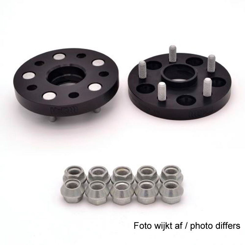 H&R DRM-Systeem Spoorverbreders 30mm 5x120 - Naaf 64,0mm - Boutmaat M14x1,5 -  Honda - Zwart