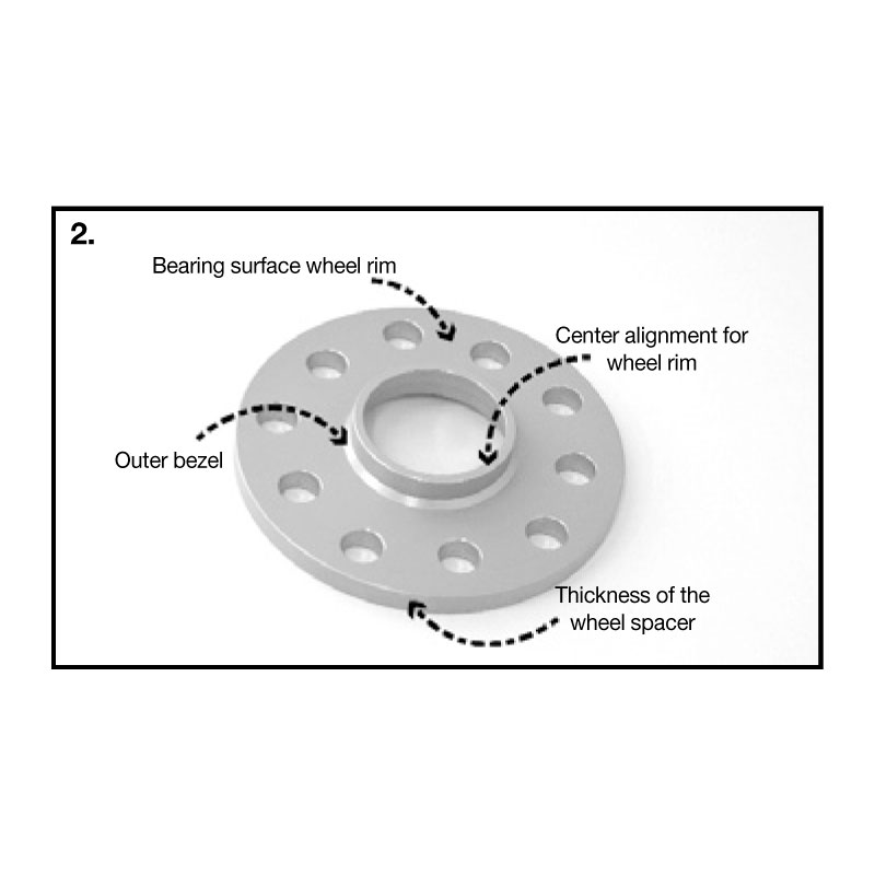 H&R DRS-Systeem Spoorverbrederset 10mm per as - Steekmaat 5x100 - Naaf 54,1mm - Boutmaat M12x1,5 -   Toyota