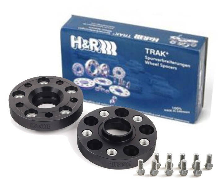 H&R DRA-Systeem Spoorverbrederset 100mm per as - Steekmaat 3x112 - Naaf 57,0mm - Boutmaat M12x1,5 -   Smart - Zwart